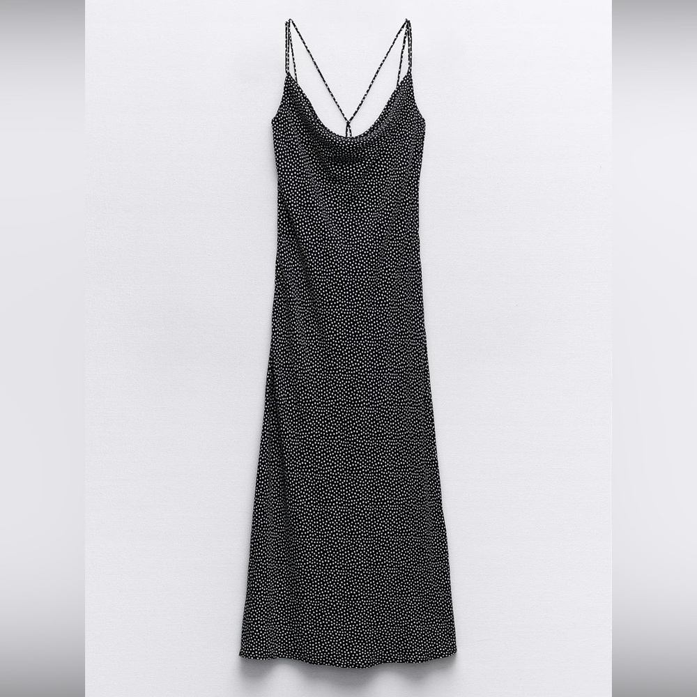 Zara Polka Dot Slip Dress